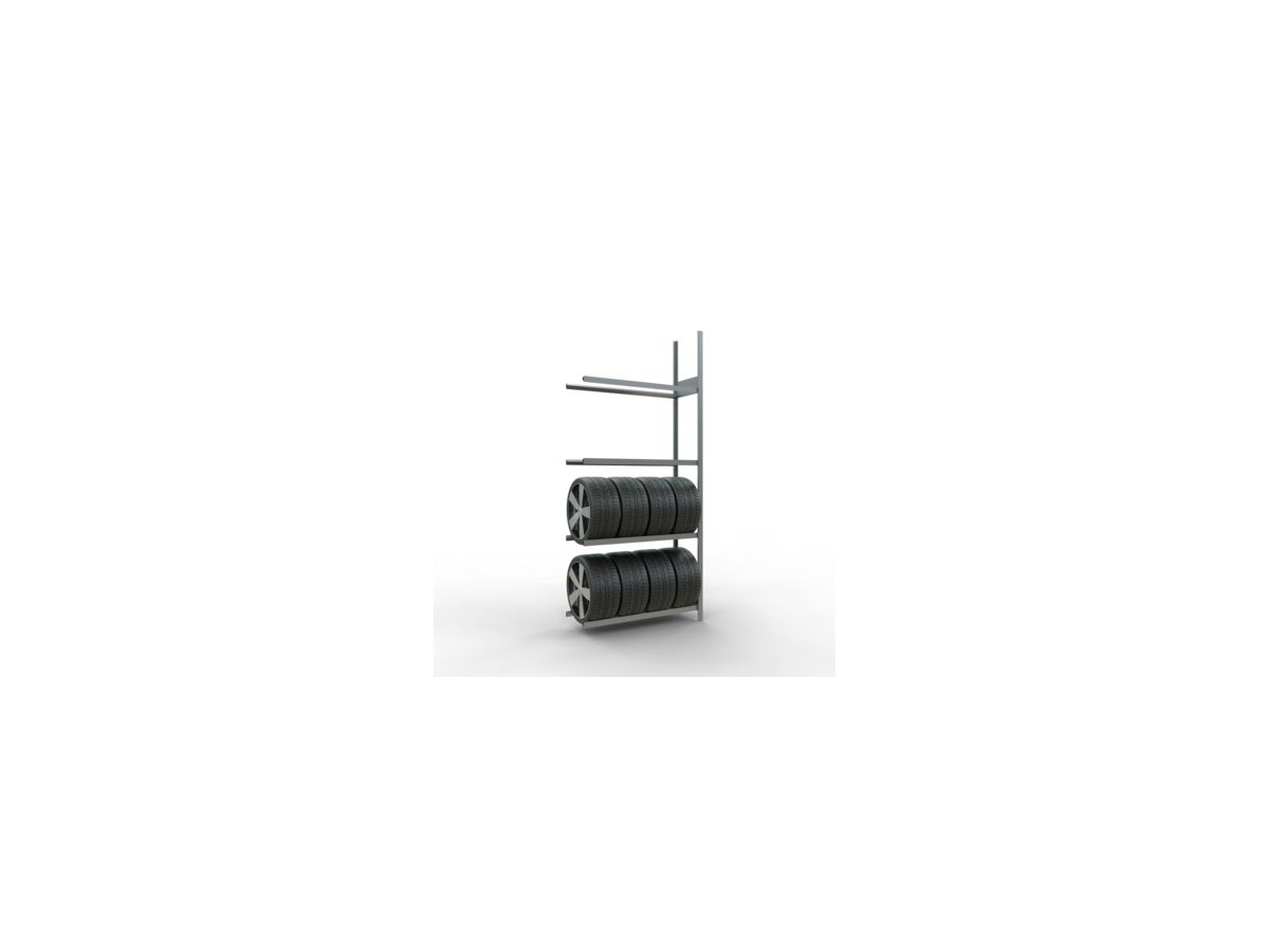 AR Räder/Reifen verzinkt 4 Ebenen/150 kg Tragkraft