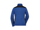 JN Strickfleece Jacke royal-melange/navy 100% Polyester 280g/m JN 861 Gr. XS