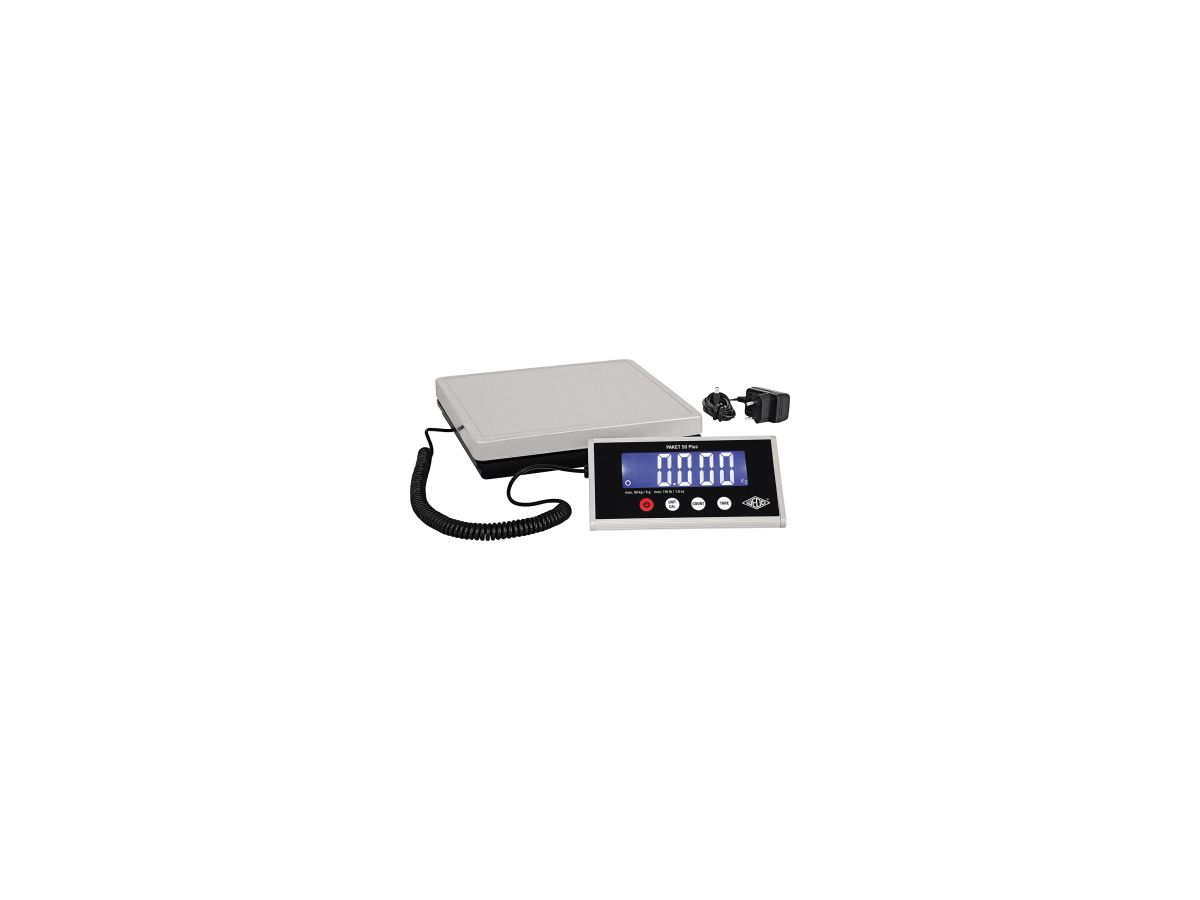 WEDO Paketwaage PAKET 50 Plus 507605005 50kg +Netzgerät