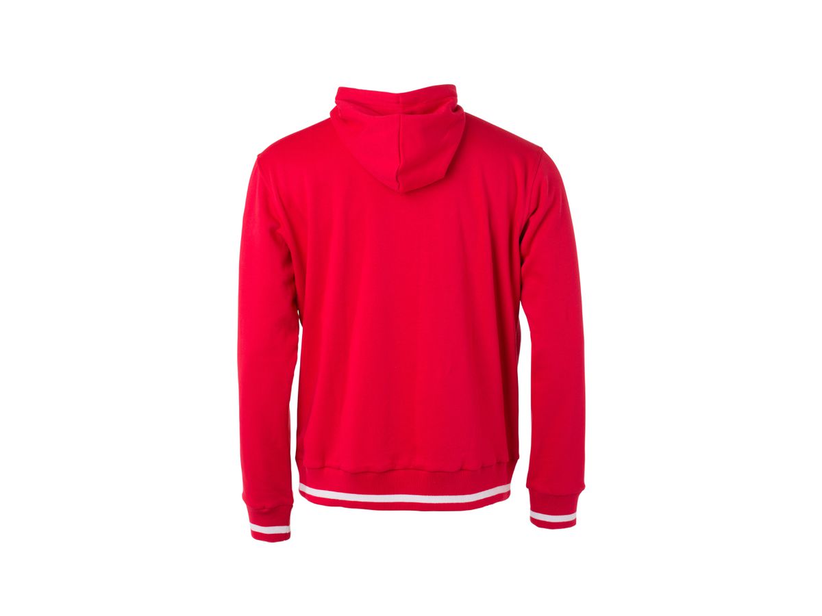 JN Men's Club Hoody JN778 red/white, Größe XXL