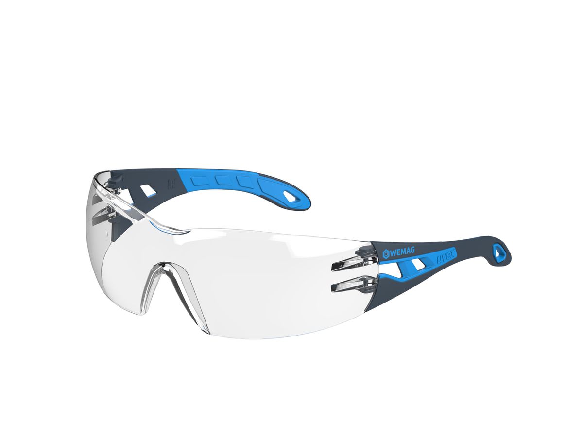 UVEX Schutzbrille pheos WEMAG Edition Scheibe: supravision ETC,anthrazit./blau
