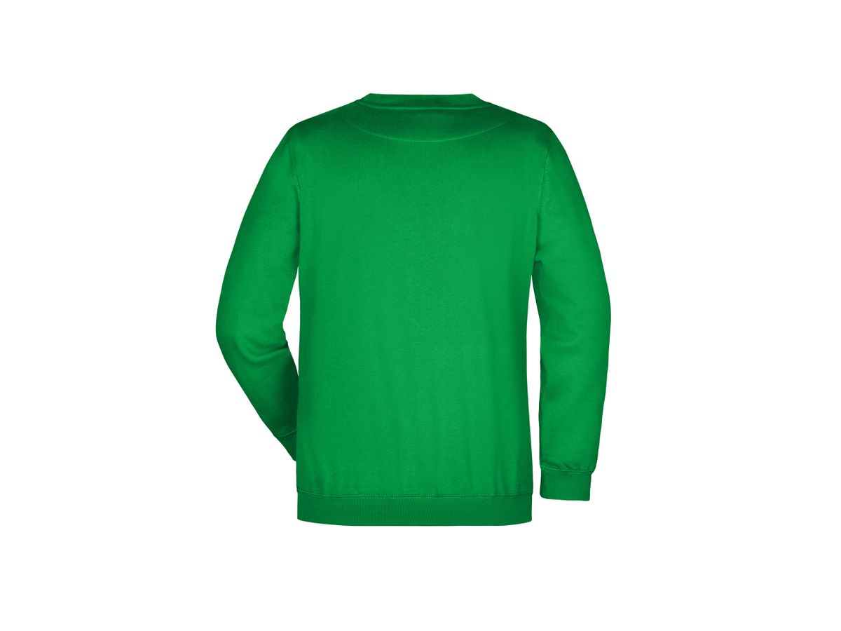 JN Round-Sweat Heavy JN040 80%BW/20%PES, fern-green, Größe 3XL