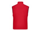 JN Mens Softshell Vest JN136 95%PES/5%EL, red, Größe XL