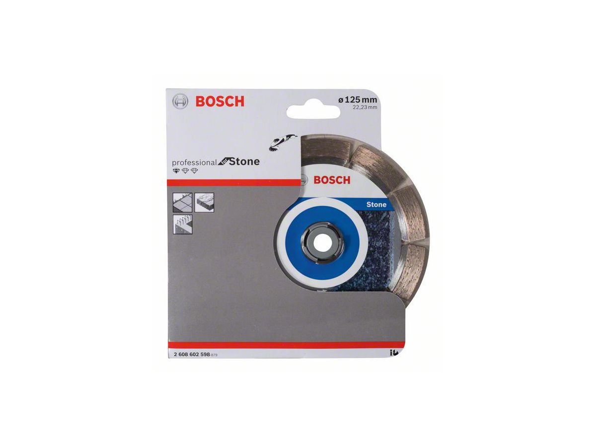 BOSCH DIA-Trennscheibe 125x22,23 Standard for Stone 2608602598