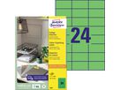 Avery Zweckform Universaletikett 3450 70x37mm grün 2.400 St./Pack