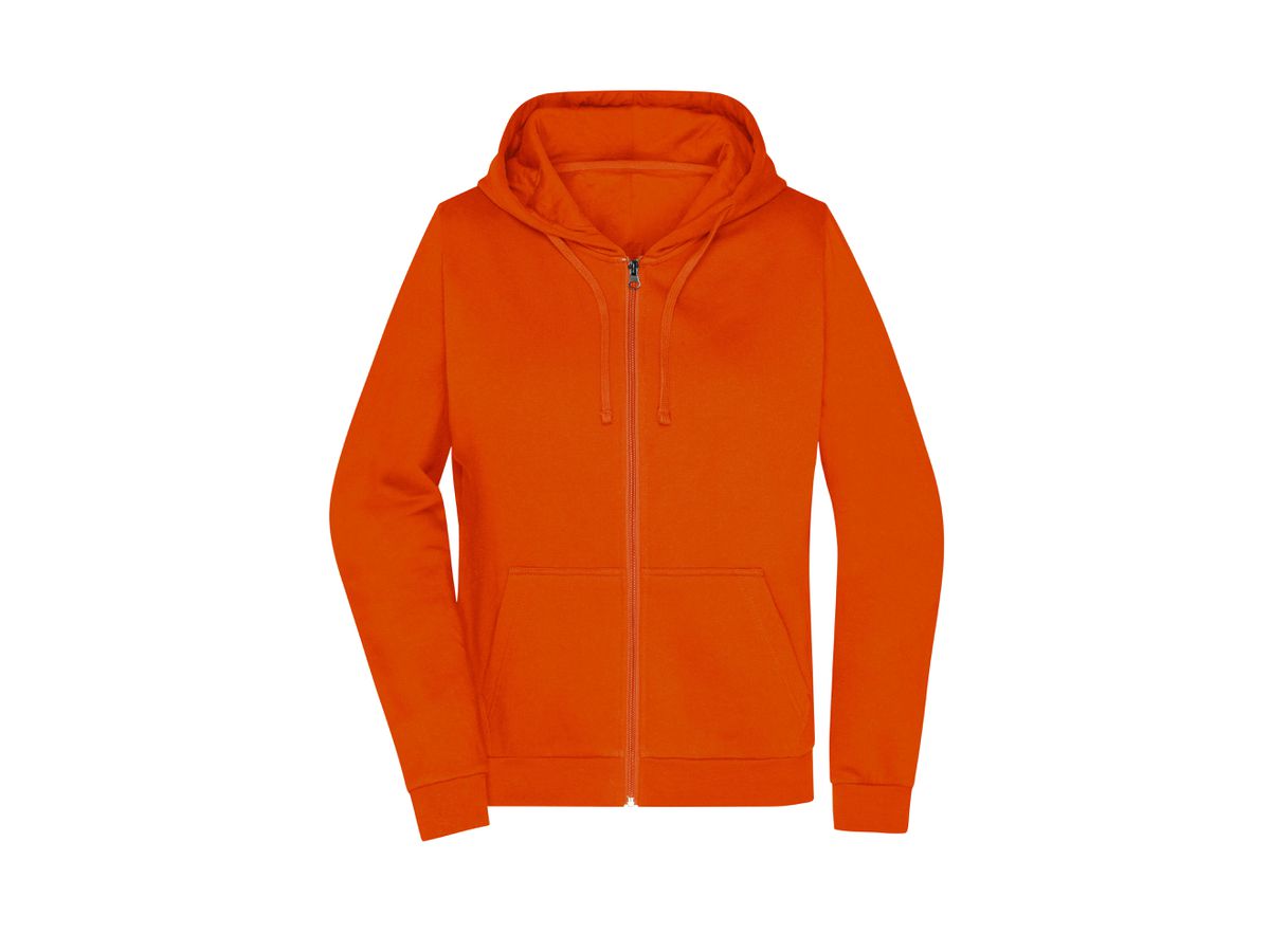 JN Promo Zip Hoody Lady JN755 80%BW/20%PES orange Gr. L