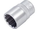 Socket wrench insert 3/8" 15mm bi-hex DIN3124 Hazet