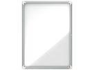 Nobo Schaukasten 1902560 75,2x100x 3,7cm innen 9 x DIN A4 weiß/silber