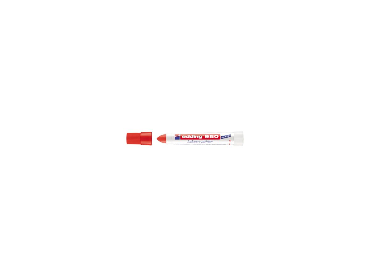 Industry painter m. 950 red Edding
