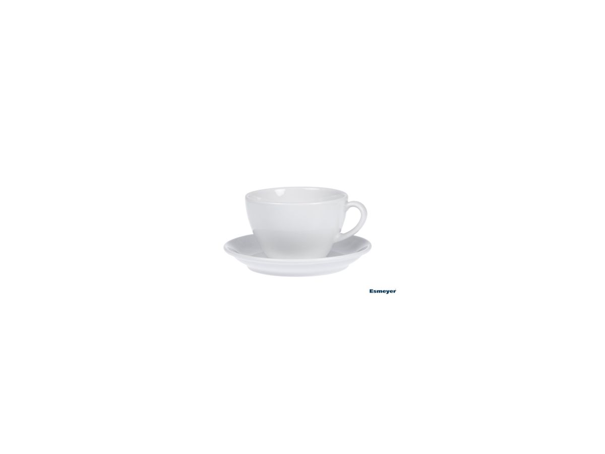 Esmeyer Cappuccinotasse Bistro 52 433-213 ws 6 St./Pack. +Untertasse