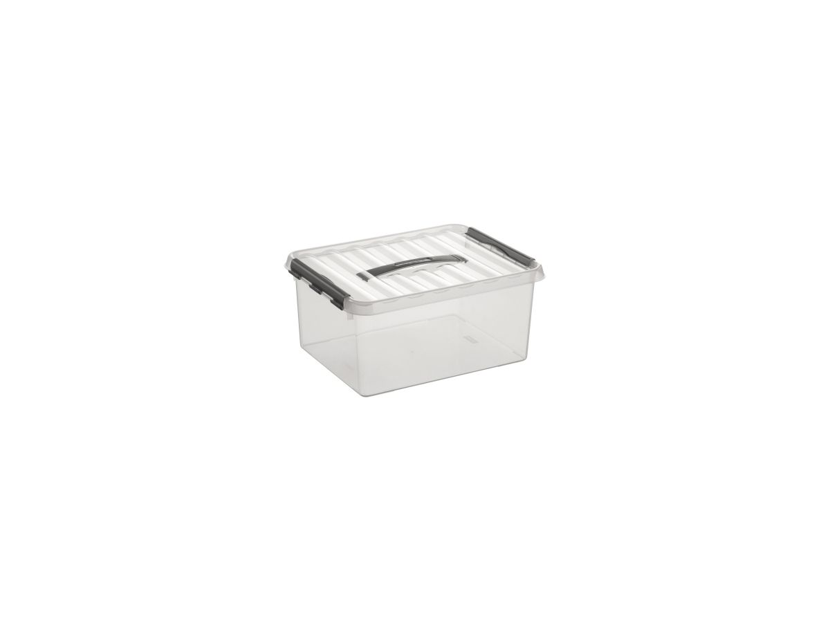 Sunware Aufbewahrungsbox Q-line H6162602 15l Deckel Tragegriff tr