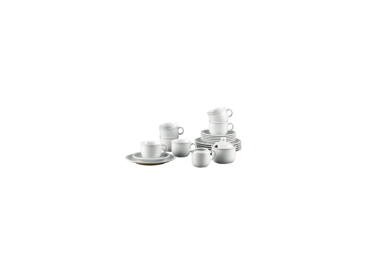 Seltmann Weiden Kaffeeservice Compact Uni 482-122 20tlg weiß