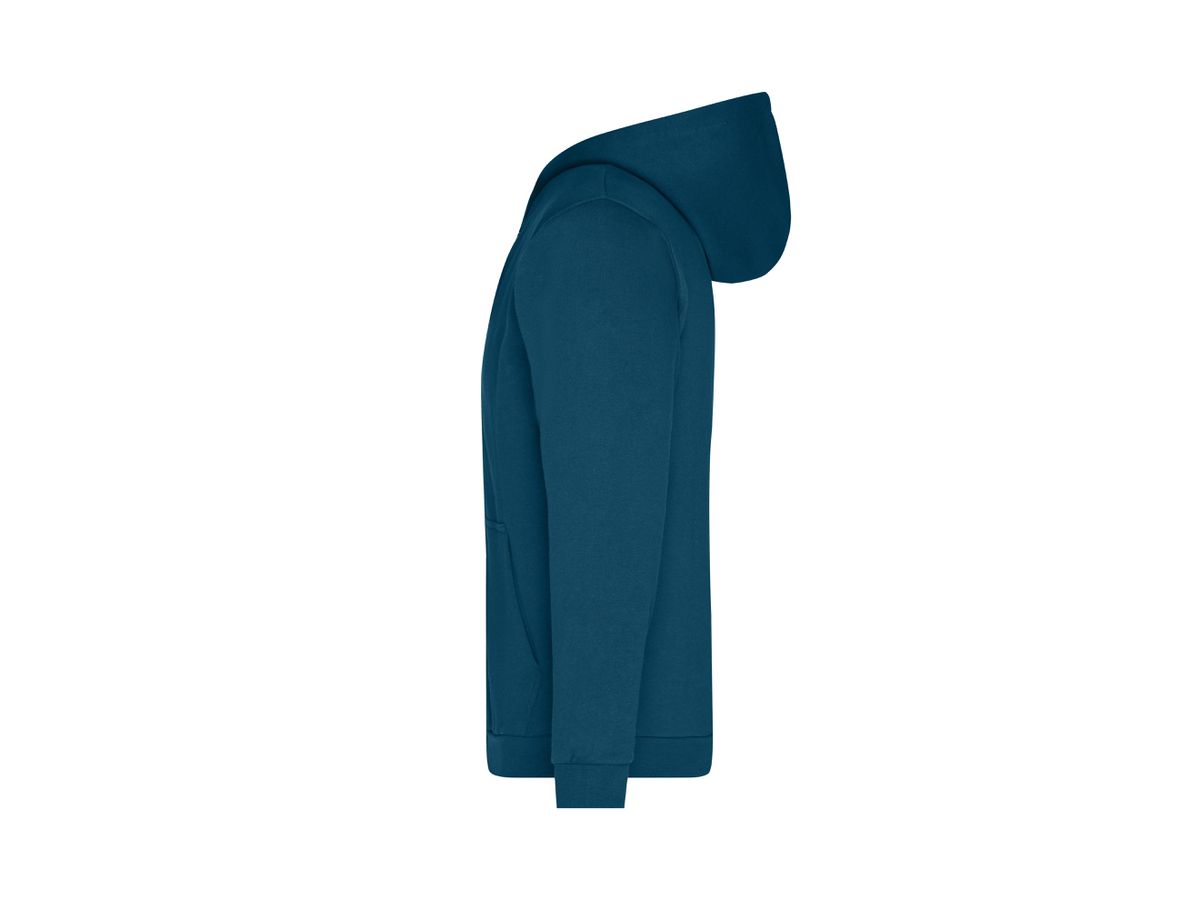 JN Promo Zip Hoody Men JN756 80%BW/20%PES petrol Gr. 5XL