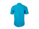 JN Men's Shirt Shortsleeve Poplin JN680 turquoise, Größe M