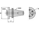 KENNAMETAL CV50BTF46226 CV50 Boeing Adapter BTF46 L1=2.26"