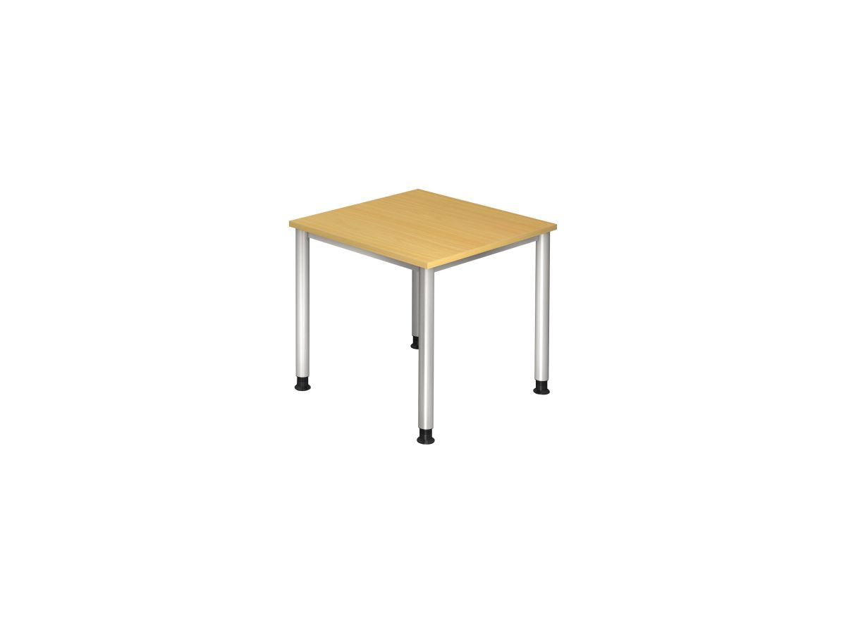 Hammerbacher Schreibtisch VHS08/6/S 80x80cm buche