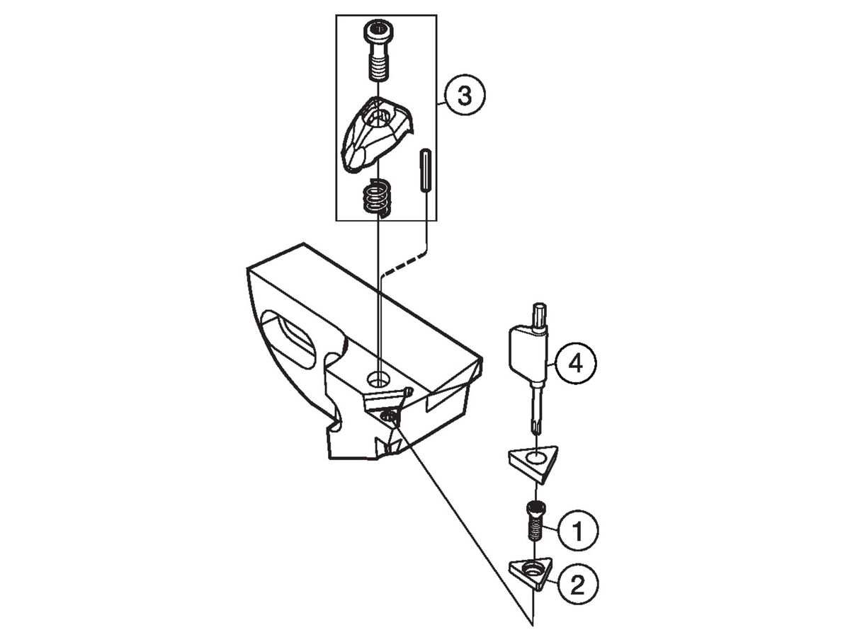 COROMANT ZUBEHOER F. DUOBORE AUFBOHRWZ.