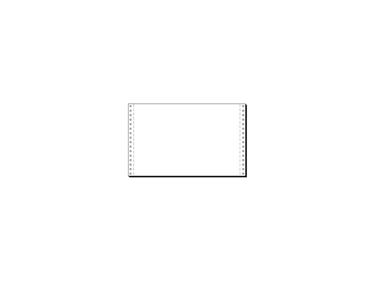 Sigel Computerpapier 08330 DIN A4 quer blanko 1fach 2.000 Bl./Pack.