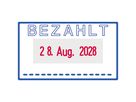 trodat Datumstempel Printy-Dater 4750/L2 41x24mm BEZAHLT gr/sw