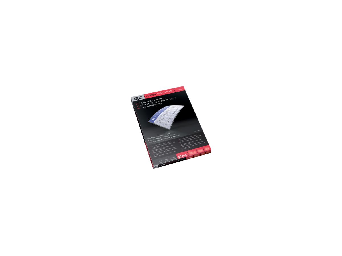 GBC Folientasche HighSpeedPouch IB049033 DIN A4 80mic 100 St./Pack.