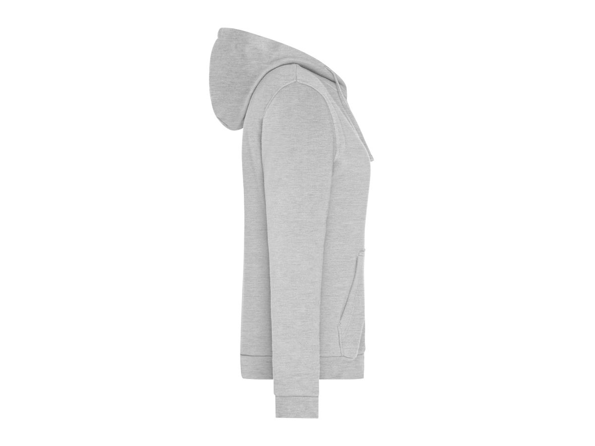 JN Promo Zip Hoody Lady JN755 80%BW/20%PES grey-heather Gr. 3XL