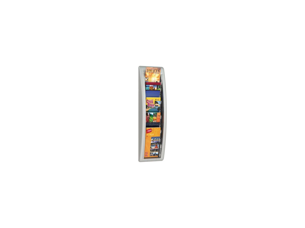 Paperflow Prospekthalter Quick Blick 4062.35 5Fächer aluminium