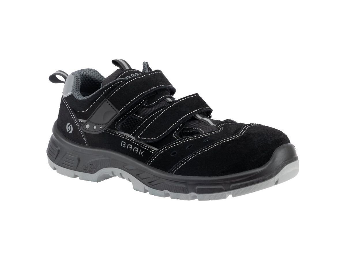 BAAK Sicherheits-Sandale Henry2 W11 S1P ESD SRC schwarz