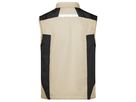 JN Workwear Softshell Vest JN845 100%PES, stone/black, Größe XS