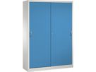C+P Schiebetürenschrank 1950x1600x500mm, 7035/5012, 8 Böden