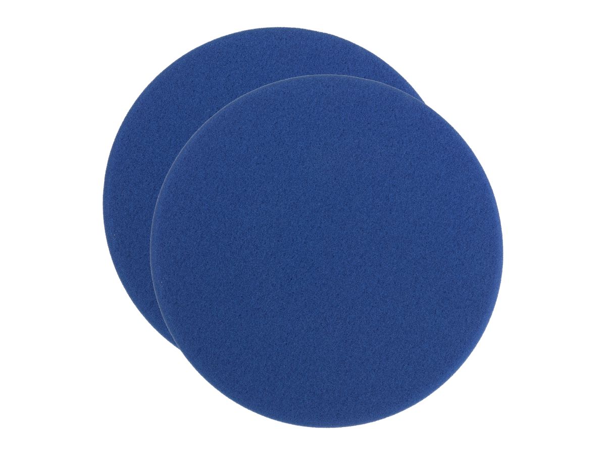 MILWAUKEE Polierschwamm Kletthaftung 160/20 mm, Blau