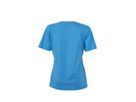 JN Ladies Workwear T-Shirt JN837 50%BW/50%PES, aqua, Größe L