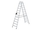 MUNK Aluminium-Stufen-Stehleiter Beidseitig 2x12 Stufen 40224