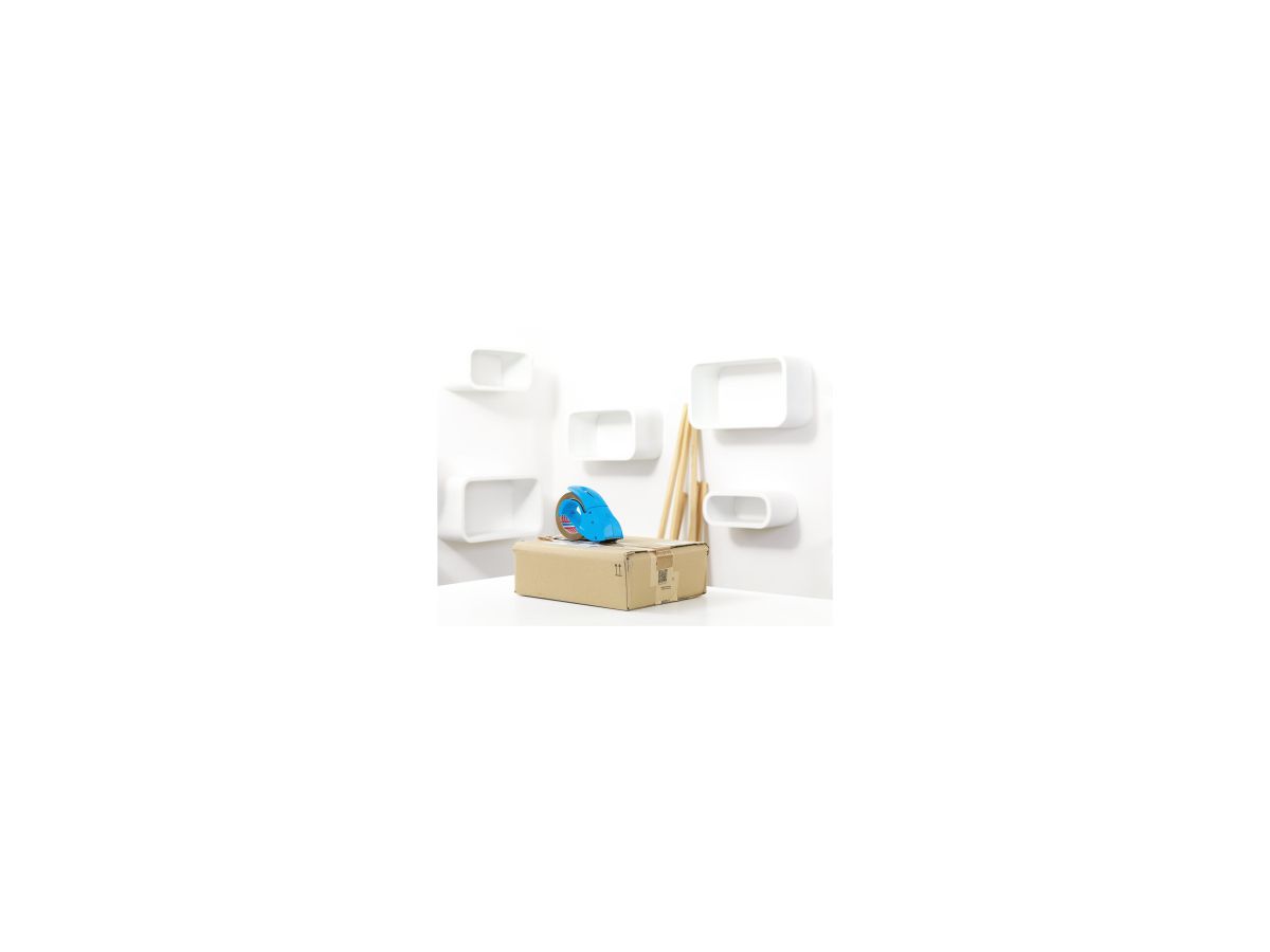 tesa Packbandabroller Pack n Go 51112 blau