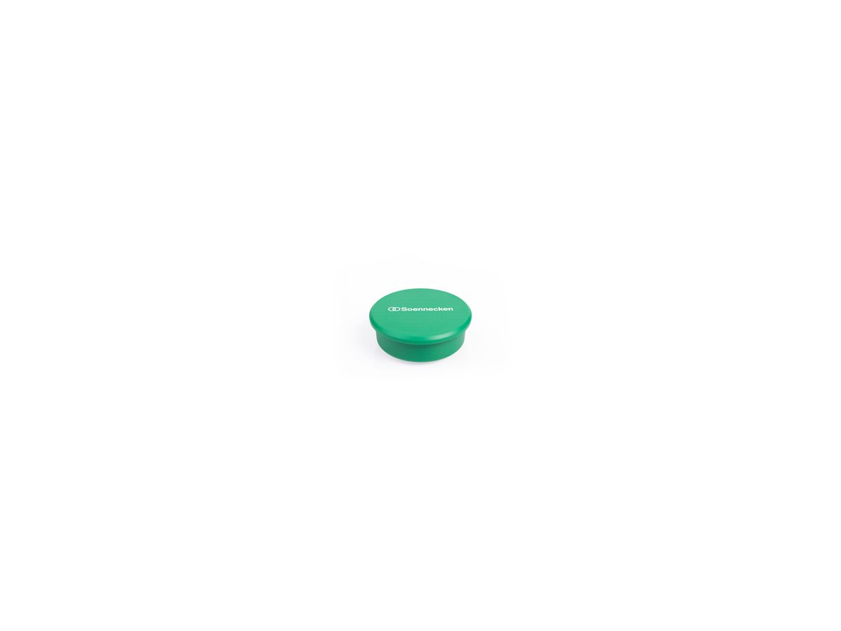 Soennecken Magnet  4882 rund 38mm 2,5kg grün 10 St./Pack.