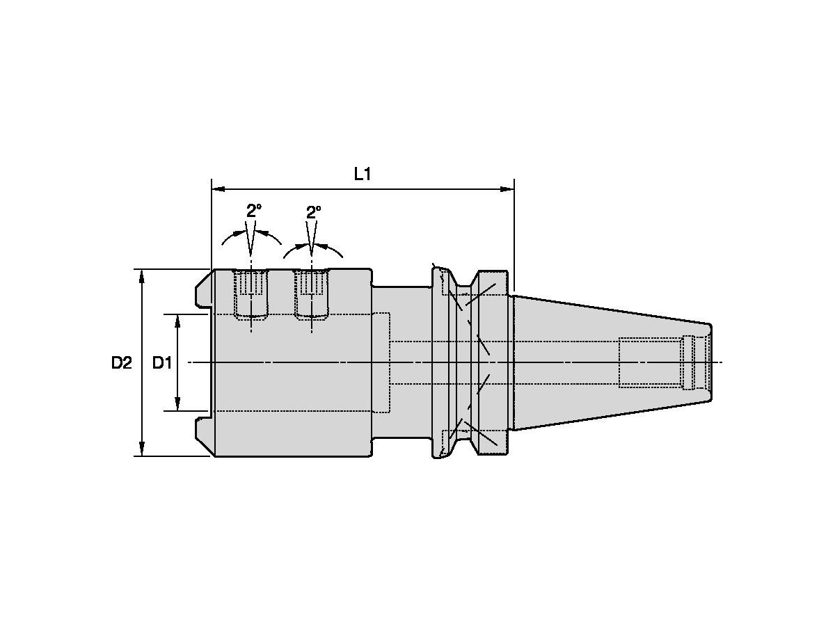 ERICKSON BT40BWD32070M SPANNFUTTER DRILL-FIX BT40 32