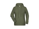JN Ladies' Hoody 8023 olive, Größe M