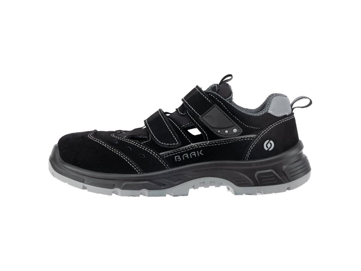 BAAK Sicherheits-Sandale Henry2 W11 S1P ESD SRC schwarz