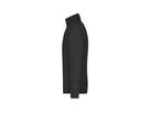 JN Mens Structure Fleece Jacket JN597 100%PES, black/carbon, Größe M