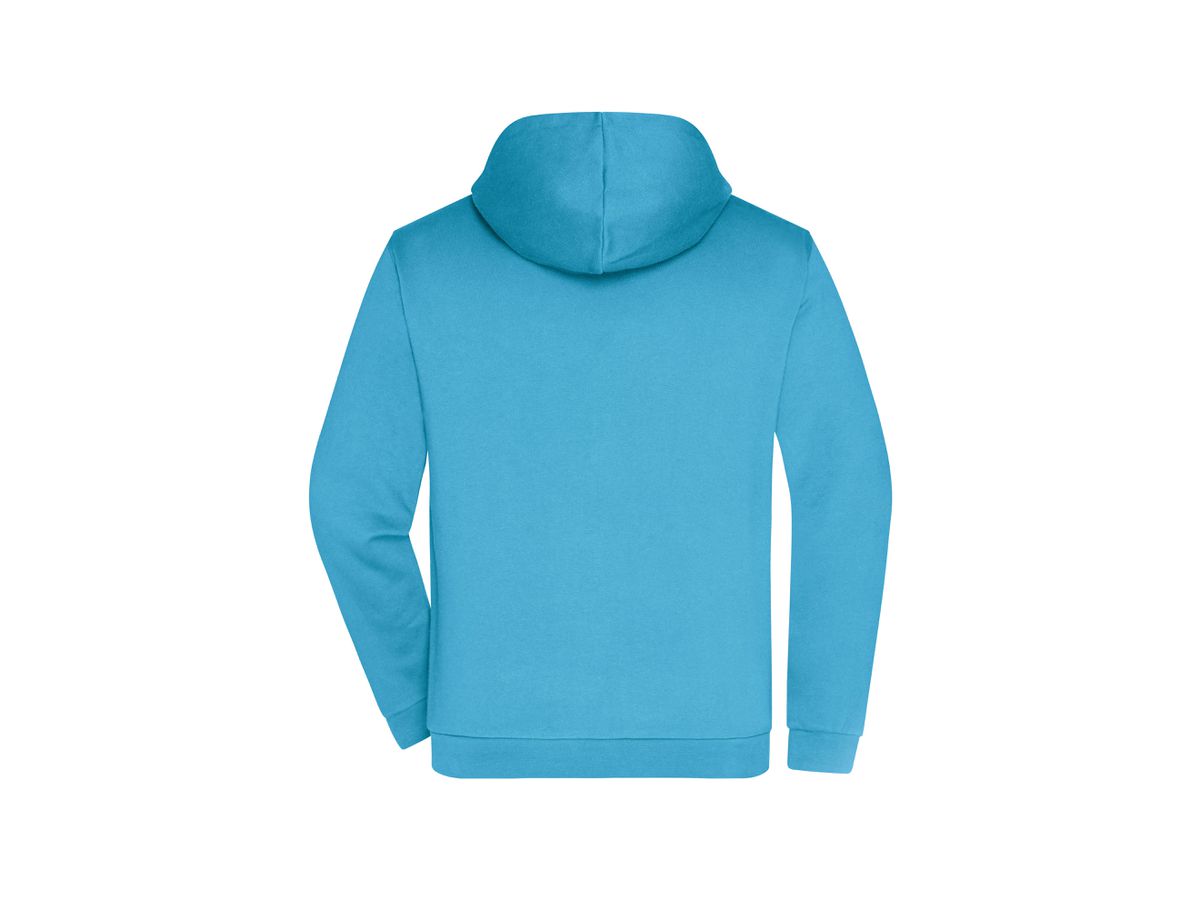 JN Promo Zip Hoody Men JN756 80%BW/20%PES turquoise Gr. M