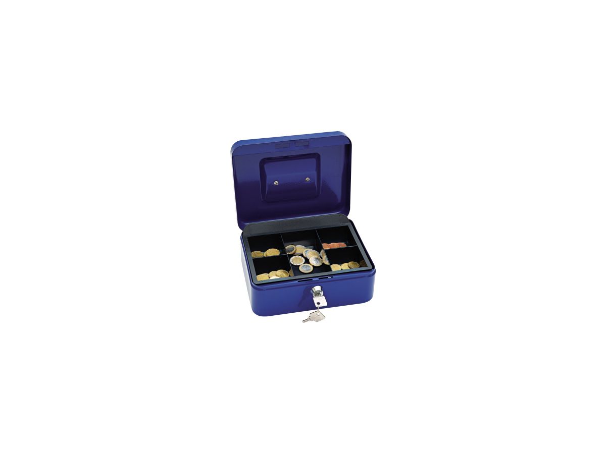 WEDO Geldkassette 145203X 20x16x9cm Größe 2 blau