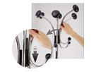 ALBA Garderobenständer Chromy 9403890 180cm Stahl chrom/schwarz