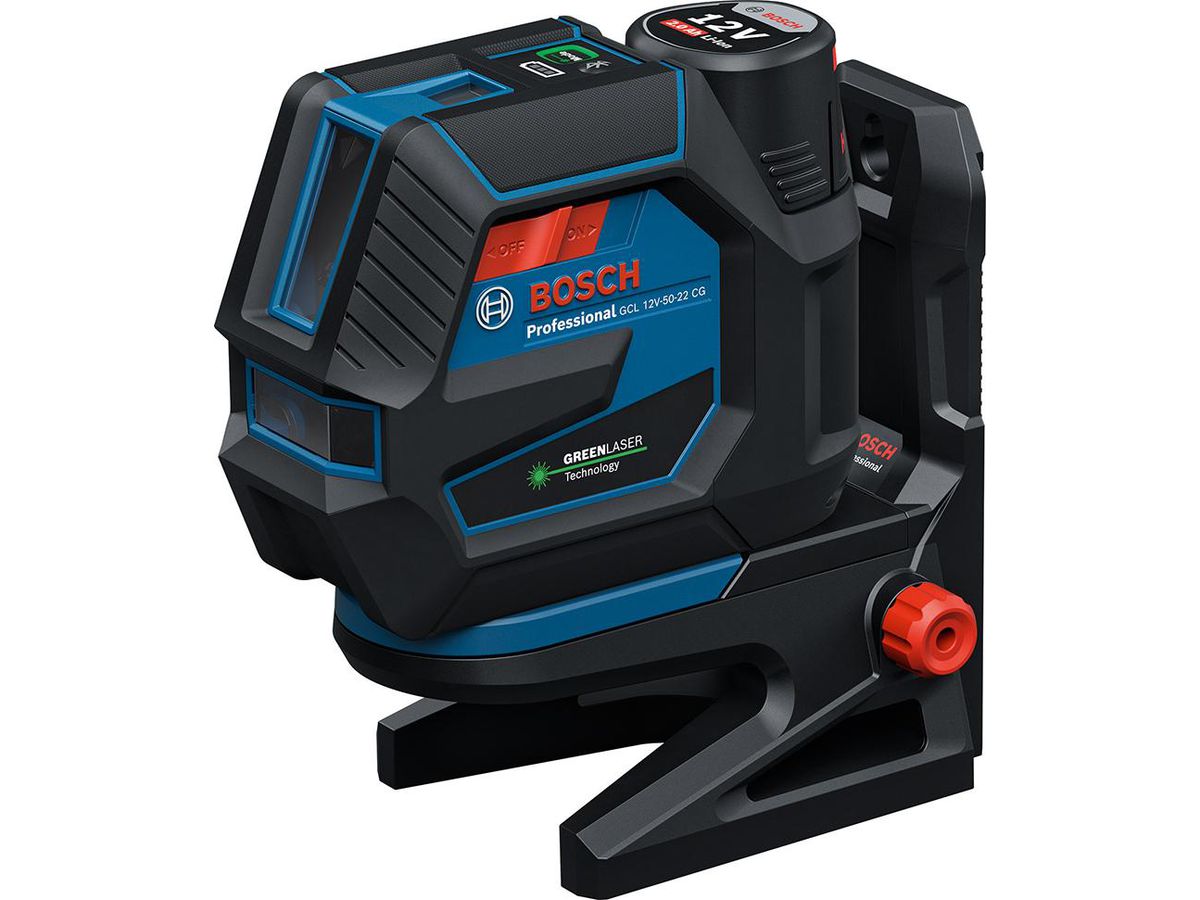 BOSCH Linienlaser GCL 12V-50-22 CG RM20, 12V, L-BOXX