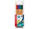 STABILO Fineliner point 88 88/6 0,4mm farbig sortiert 6 St./Pack.