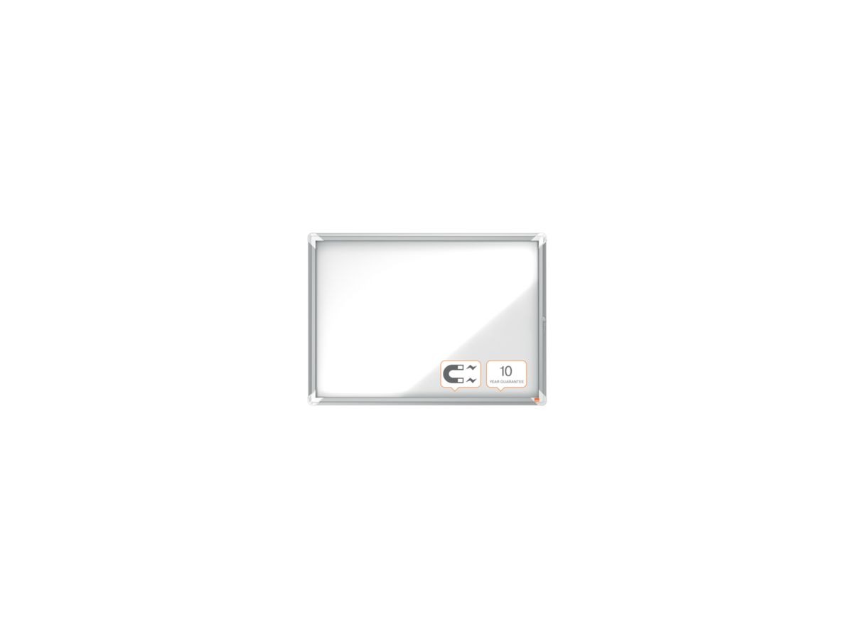 Nobo Schaukasten 1902559 97,2x69,2x3,7cm 8xDIN A4 silber