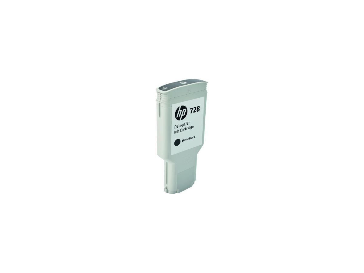 HP Tintenpatrone Nr.728 F9J68A HC 300ml schwarz
