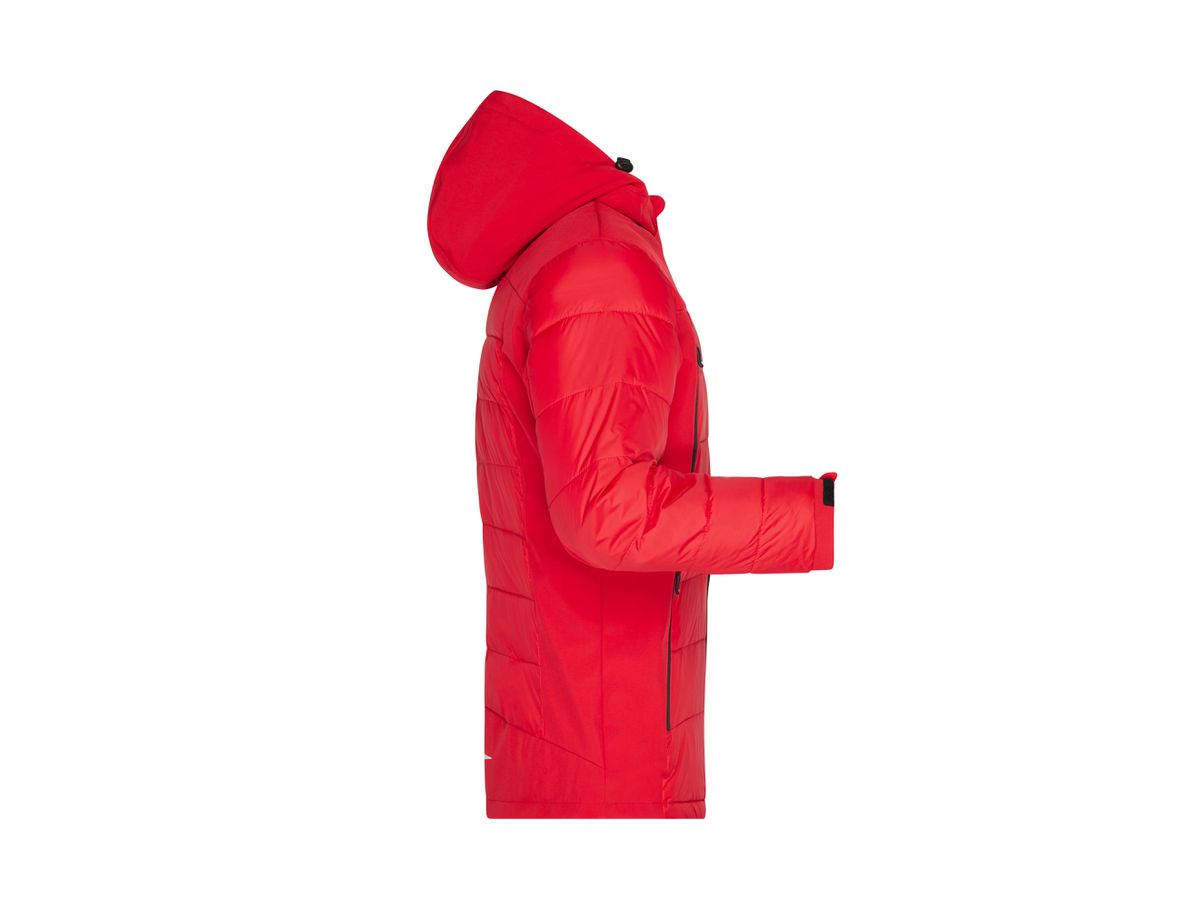 JN Mens Outdoor Hybrid Jacket JN1050 95%PES/5%EL, red, Größe 3XL