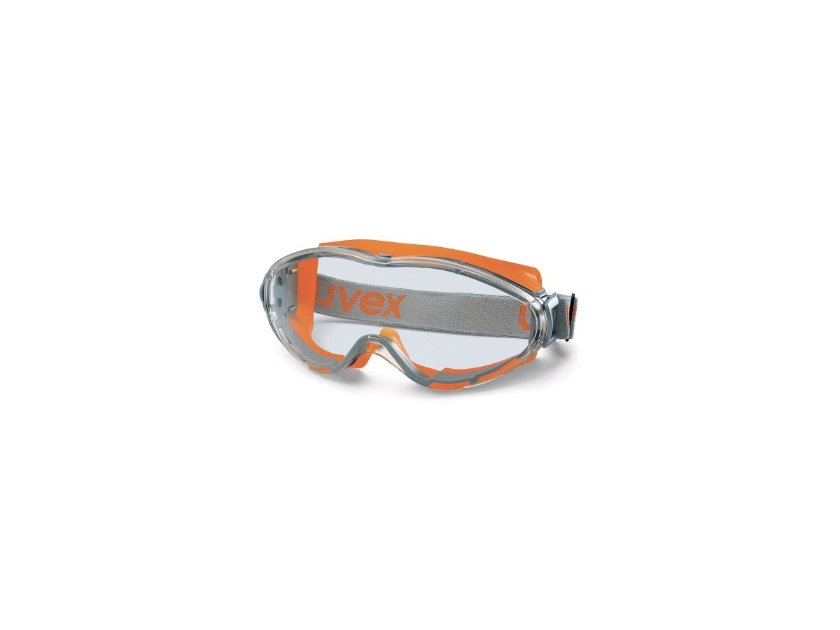 UVEX Vollsichtbrille ULTRASONIC Orange - Grau  Nr. 9302.245