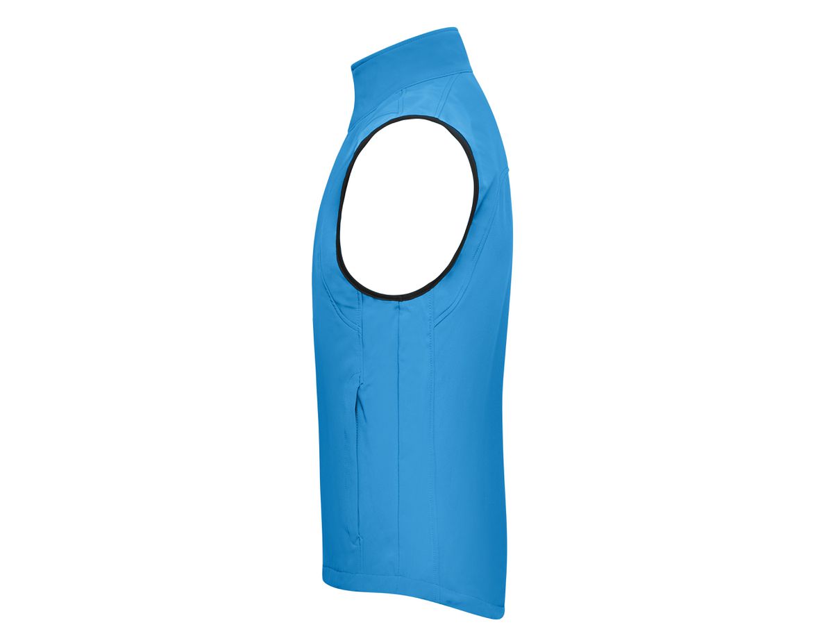 JN Mens Softshell Vest JN136 95%PES/5%EL, aqua, Größe XL