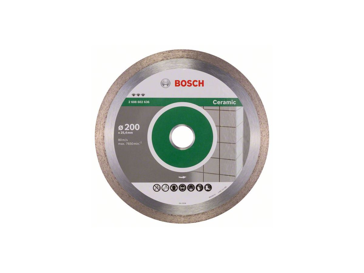 BOSCH Diamanttrennscheibe Best for Ceramic 200x25,4 mm