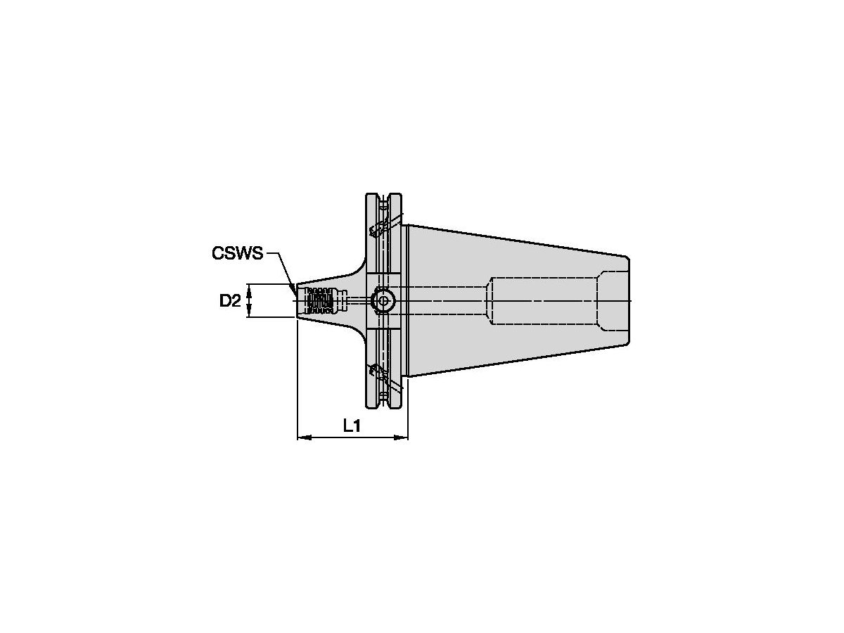 ERICKSON CV50BDL20200 CV50B DUO-LOCK DL20 L1=2.00